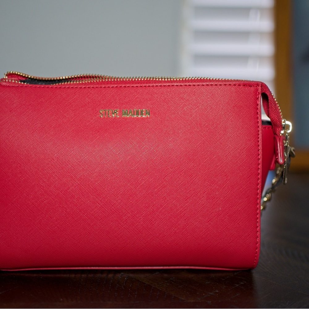 Steve Madden Vibrant Red Crossbody Bag